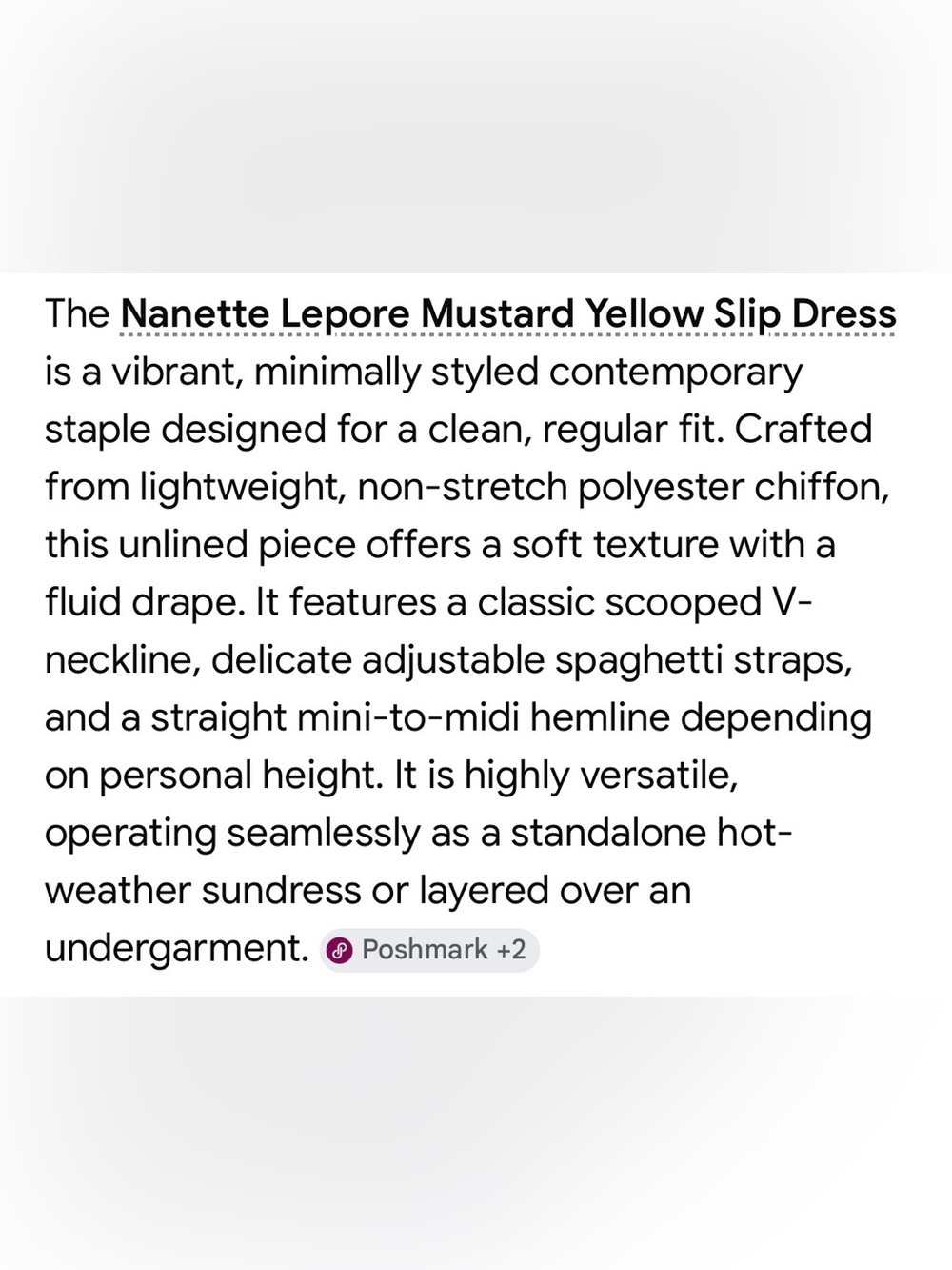 2 for $30 | Nanette Lepore Slip Dress with Spaghetti Straps - Picture 3 of 16